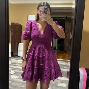 Purple Mini dress